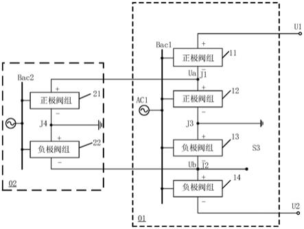 直流输电系统的送端拓扑结构及直流输电系统的制作方法
