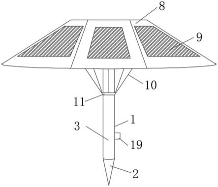 一种基于太阳能供电的雾化降温太阳伞的制作方法