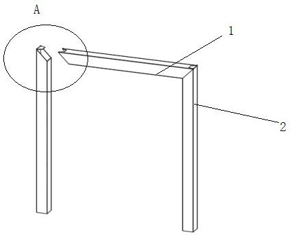 一种家具用门型框架的制作方法