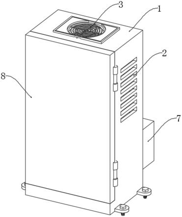 一种具有自动化除尘和散热结构的配电柜的制作方法