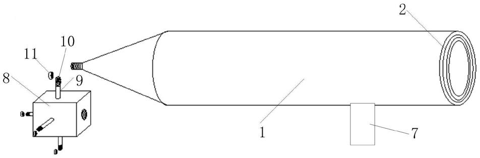 一种建筑工程用打胶枪的枪头的制作方法