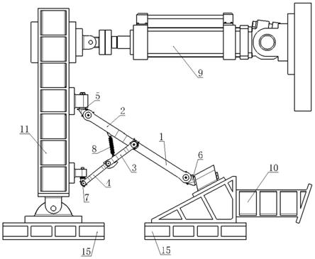 一种起落架高承载大长度撑杆稳定性试验装置的制作方法