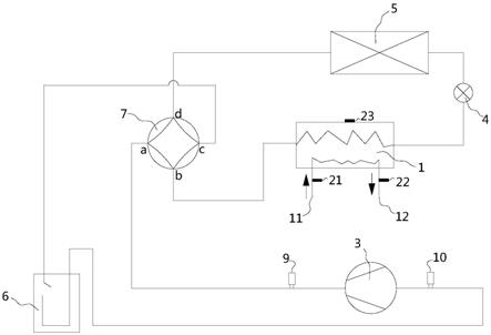 一种具有板式换热器的空调系统的制作方法