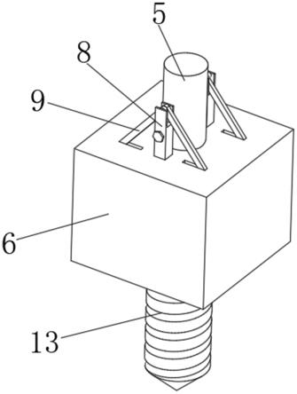 一种建筑工程用快速更换钻头的钻孔装置的制作方法