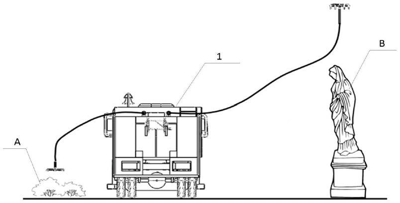 一种软管系留的流体喷射推进系统的制作方法