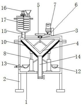 纱线生产原材料多级压榨装置的制作方法