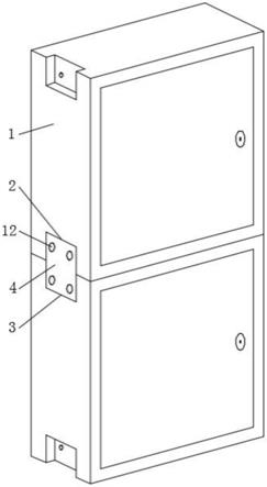 一种多空间消防栓箱的制作方法