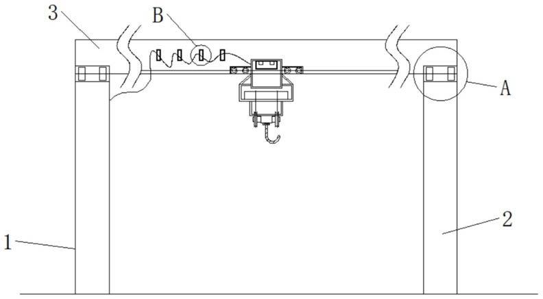 一种单梁起重机的防摇摆装置的制作方法