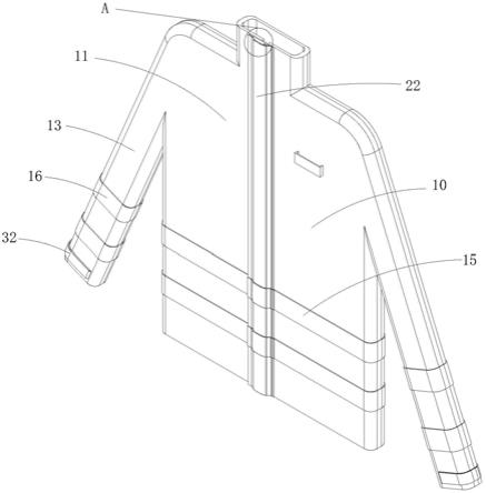 一种双防水袖口式的防寒服的制作方法