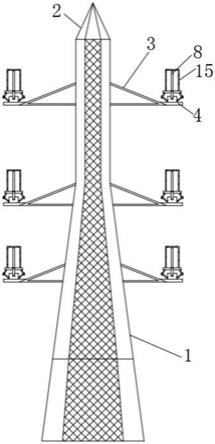 一种具有天线角度调节功能的角钢塔的制作方法