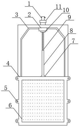 一种水利工程用机门一体平板铸铁闸门的制作方法