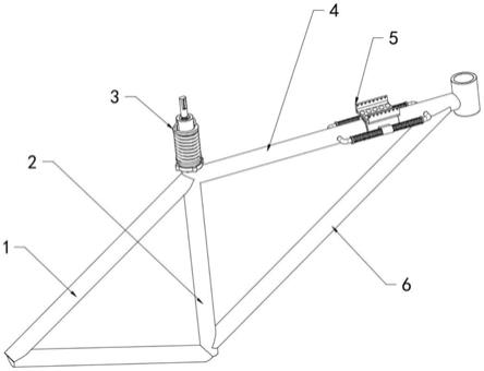 一种用于山地自行车助力避震车架的制作方法