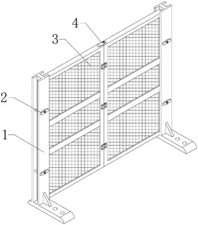 一种装配式建筑用防护栅栏的制作方法