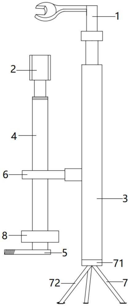 一种户外断路器机构双螺母调整组合工具的制作方法