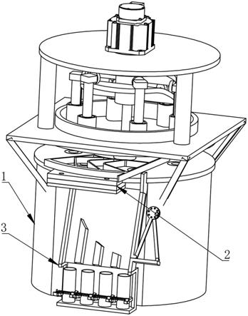 一种旋转压片机的出料装置的制作方法