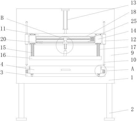 一种印刷机用网板自动调节装置的制作方法