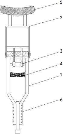 一种便携式骨科护理用拐杖的制作方法