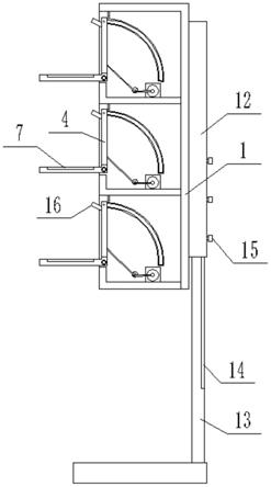 一种具有分类功能的反转型展示架的制作方法