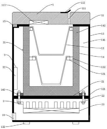 一种基于热管技术的双层便携冷热餐盒装置的制作方法