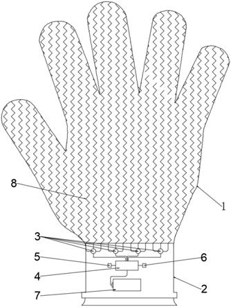 一种紫外线灭菌手套的制作方法