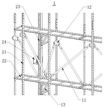 爬架架体强化系统的制作方法