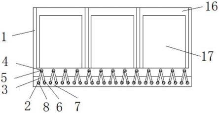 一种高铁金属声屏障通透隔声板的固定装置的制作方法