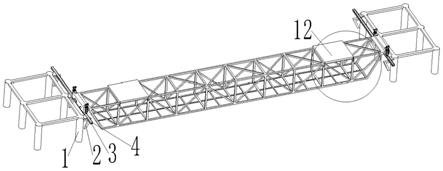 一种大跨度钢桥面施工用移动式安全操作平台装置的制作方法