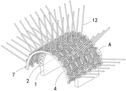 高承压的隧道支护结构的制作方法
