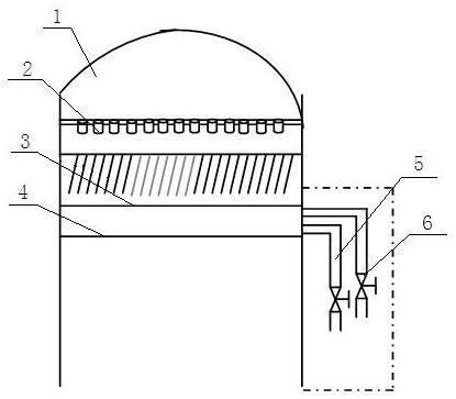 脱硫吸收塔内梁检漏充气防渗装置的制作方法