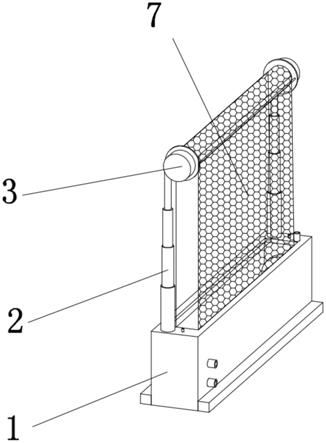 一种便于安装的建筑工程用防尘网的制作方法