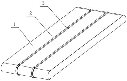 一种防划伤玻璃盖板的烘烤炉网带的制作方法