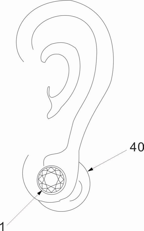 一种耳钉式蓝牙耳机的DC连接装置的制作方法