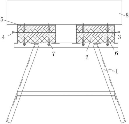 一种可调高度的垫块马凳支撑系统的制作方法
