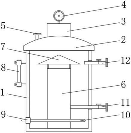 一种新型电蒸汽发生器的外接储气罐的制作方法