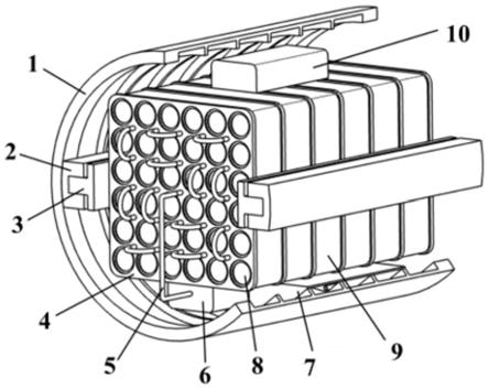 一种主被动协同冷却的水下航行器电池组热管理系统的制作方法