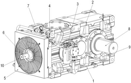 具有冷却系统和风机的减速器的制作方法
