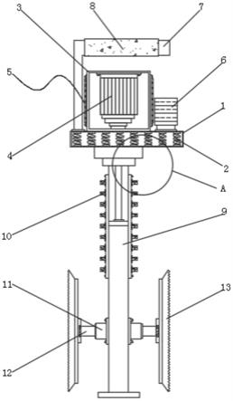 一种建筑工地用水泥砂浆盛放桶砂浆清除装置的制作方法