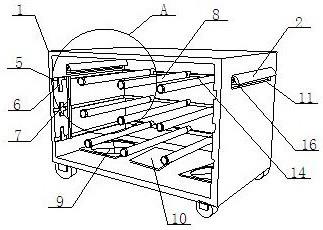 一种电解电容器纸储柜的制作方法