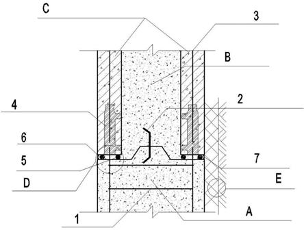 一种地下装配叠合式剪力墙防水结构的制作方法