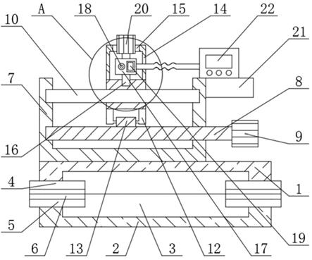 一种具有激光辅助功能的自动导向车外壳测量工具的制作方法