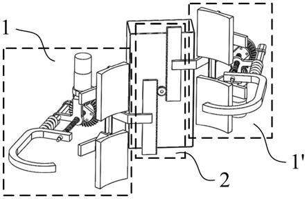 一种基于变胞周转锥齿轮系的绝缘子检测变胞机器人机构