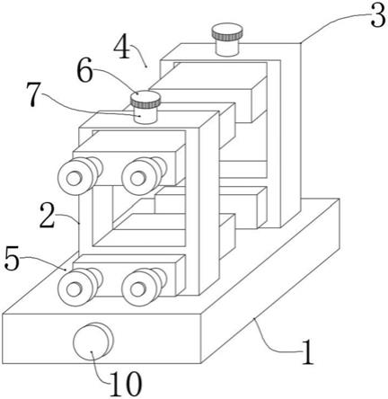 一种T型槽钢模加工用固定基座的制作方法