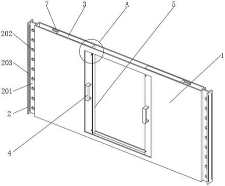 一种带有镶嵌式密封条结构的医用门的制作方法