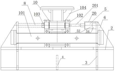 一种重H型钢轧辊导卫偏心轴拆卸平台装置及其拆卸方法与流程