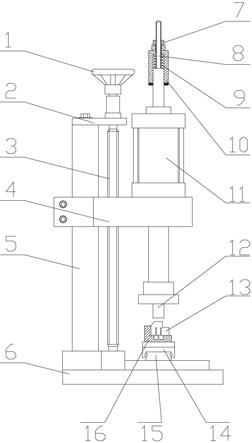 一种组合端子压齐装置的制作方法