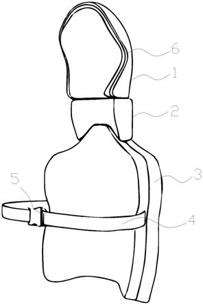 一种适用于婴儿不同生长阶段的颈背防护托垫的制作方法