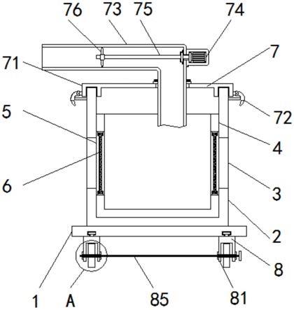 一种纸制品制造用空气除尘设备的制作方法