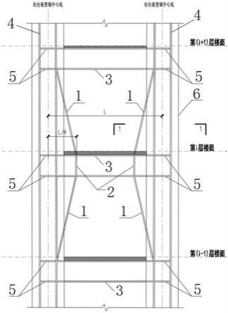 一种用于提高柱梁组合框架侧向刚度的竖向加腋结构