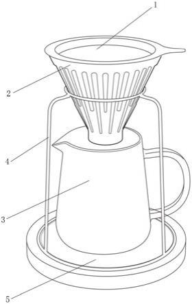 分体式双层过滤咖啡壶的制作方法