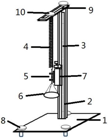 改进型弹簧劲度系数实验仪的制作方法